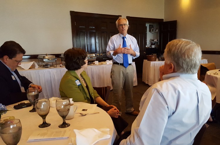 Dave Ress speaks during the George Mason Award Brunch.